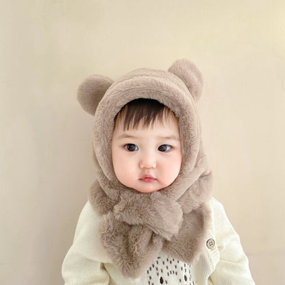 Baby Bear Autumn And Winter Infant Ear Protection Hat