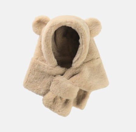 Baby Bear Autumn And Winter Infant Ear Protection Hat